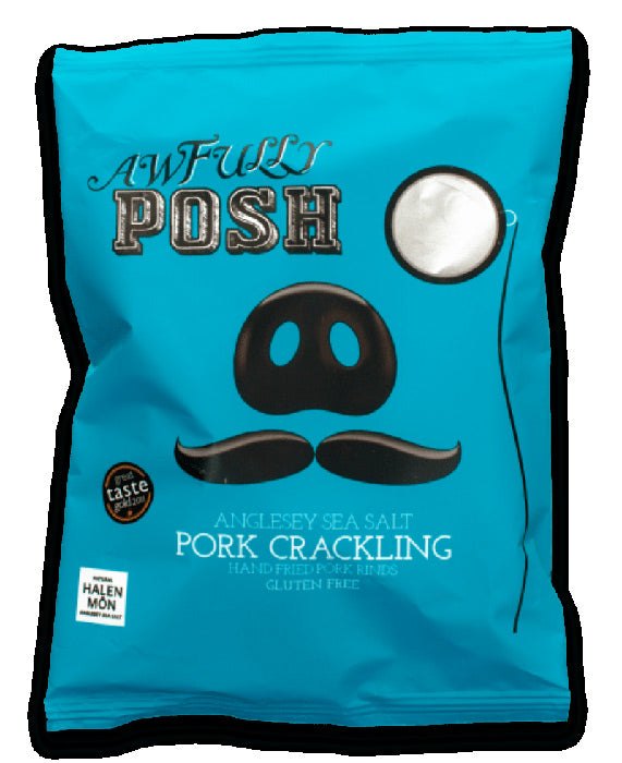 AP Brands founder interview Awfully Posh pork scratchings