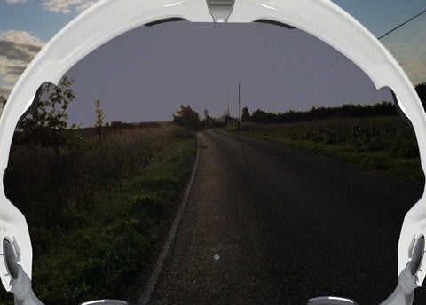 Oakley Jawbreaker Field of View simulation