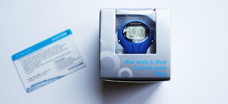 Boxed swimming watch