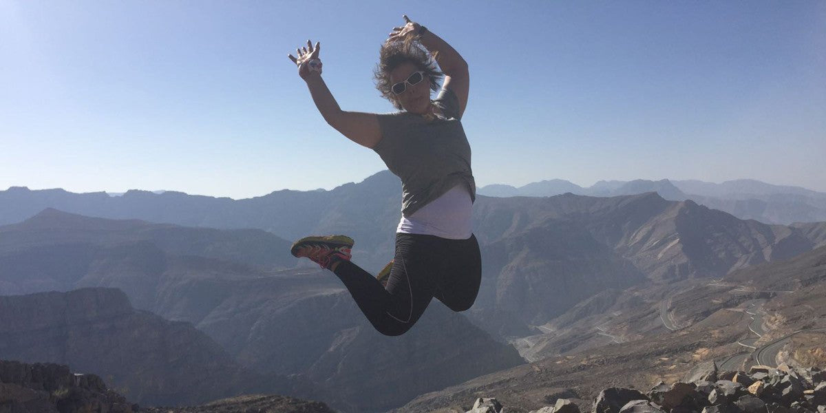 Sarah Outen Outdoor Jumping Mountain