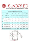 Sundried Ice Stripe Women's Long Sleeve Cycle Jersey Long Sleeve Jersey Activewear