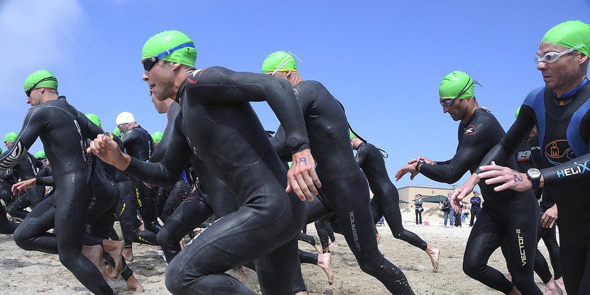 Beach Running Open Water Swimming Sundried Triathlon