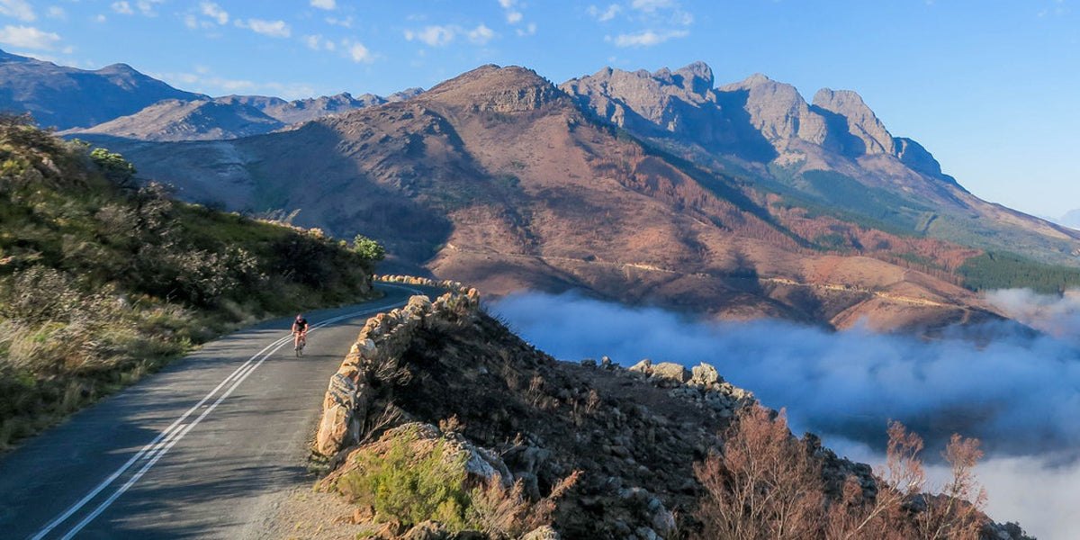 cycling beautiful landscape