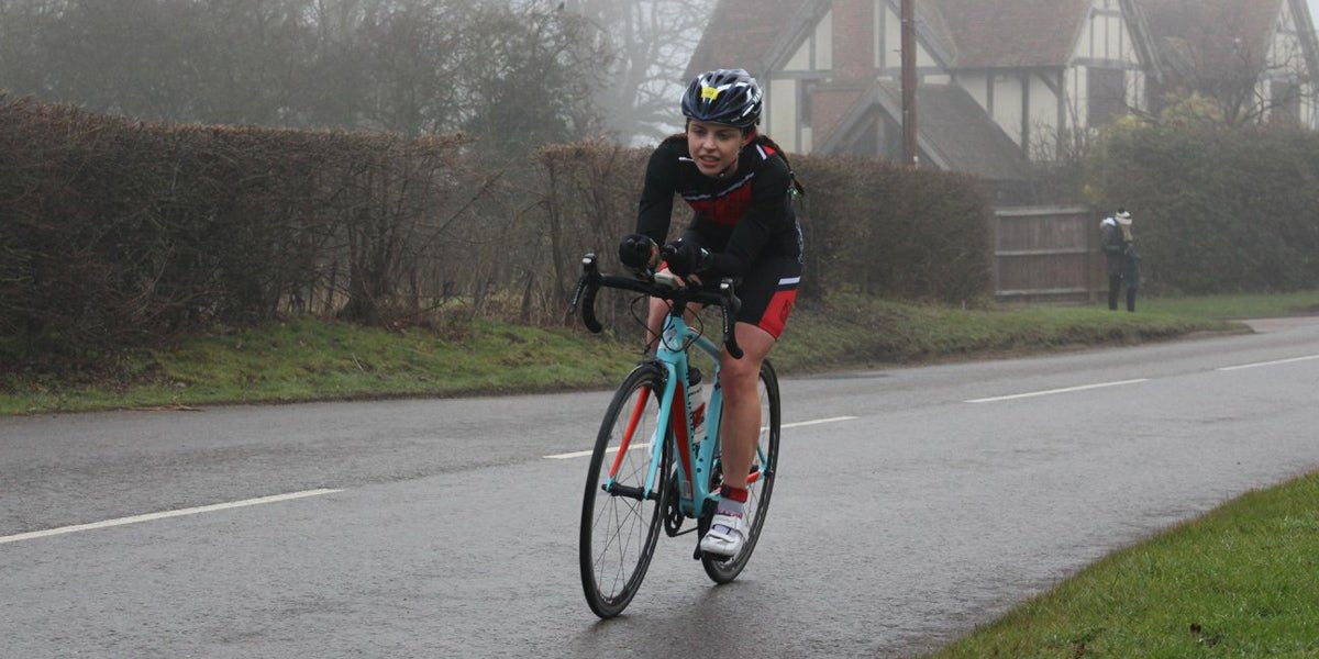 cycling duathlon winter race