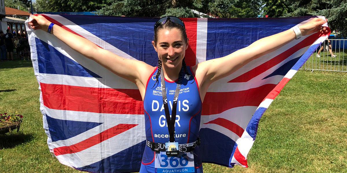 Team GB Triathlete championship racing Sundried ambassador