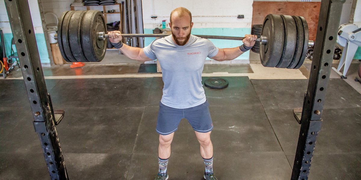 CrossFit Box Gym Squat Weights Fit Strength