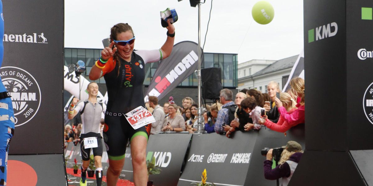 Ironman triathlon finish Sundried ambassador
