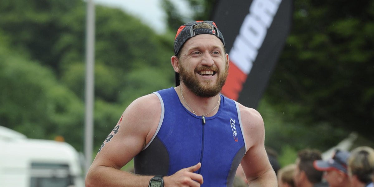 Ironman Exmoor 70.3 triathlon running athlete