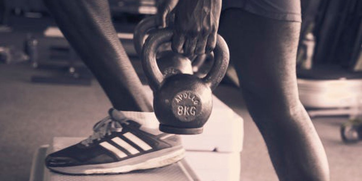 kettlebell exercise workout fitness