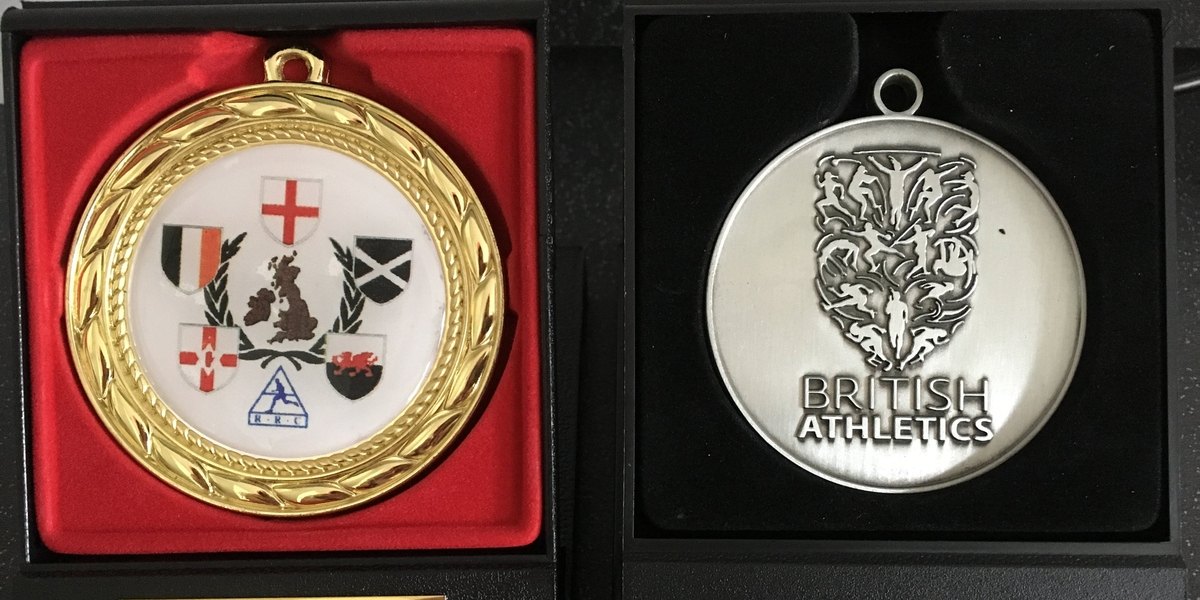 Silver medal second place British ultra running championships