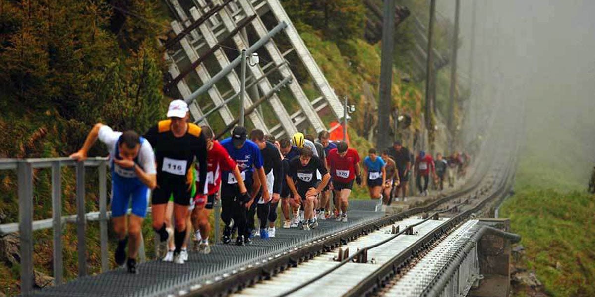 Niesen Stair Climb Race Switzerland