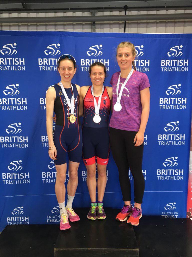 podium finish elite duathlon championships