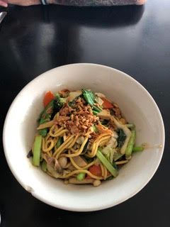 rice noodles stir fry
