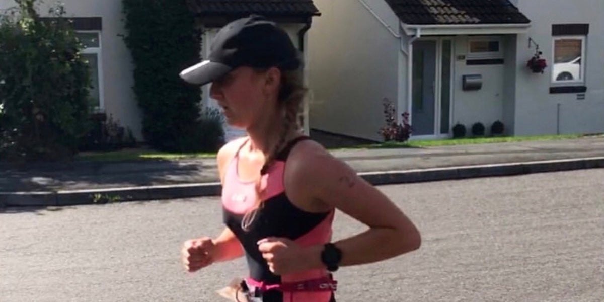 running athlete triathlon