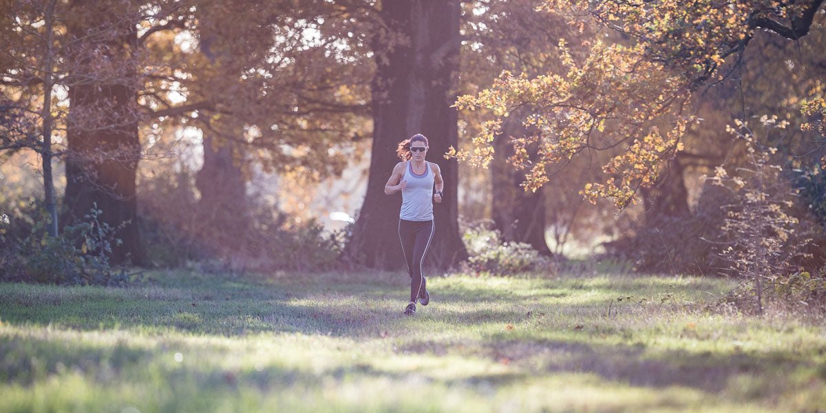 running outdoors autumn winter