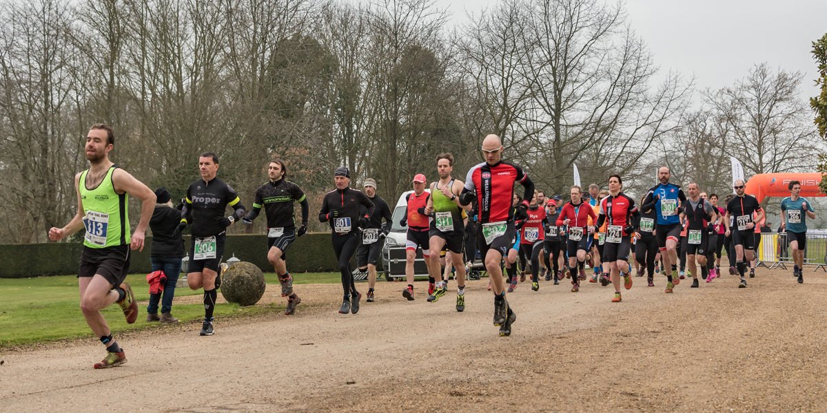 running race duathlon hole park race report