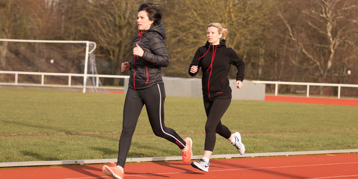 running track training winter