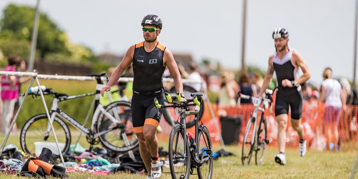 triathlon transition triathlete Ironman racing