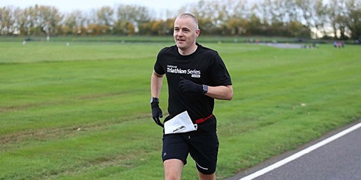 running triathlete active fitness