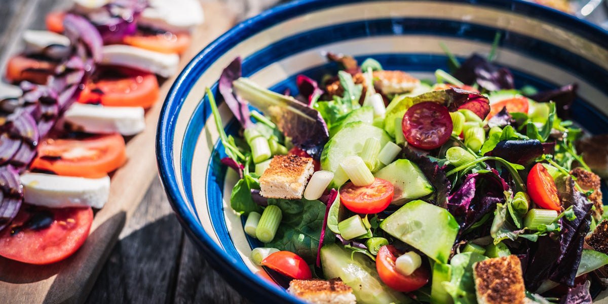 healthy salad diet nutrition fitness dinner