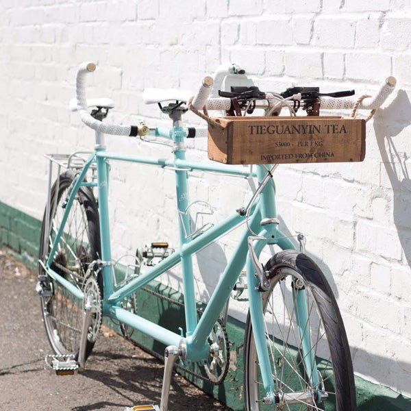 Tandem bike named Babs