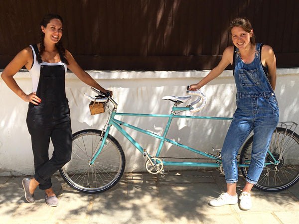 Tandem Team Amanda and Jecca