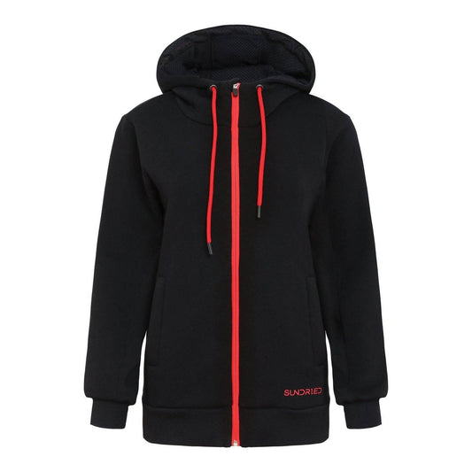 Sundried Matterhorn Women's Zip Up Hoodie Hoodie L SD0077 L Black Activewear