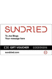 Sundried Gift Voucher Accessories £30 SDGIFTVOUCHER-30 Activewear