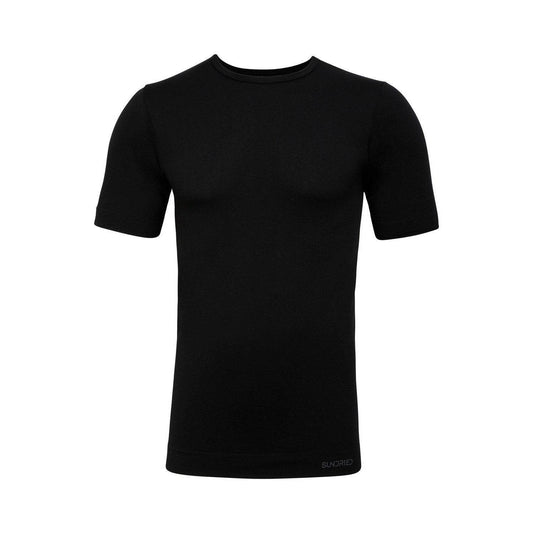 Sundried Albaron Men's Muscle Fit T-Shirt T-Shirt L Black SD0066 L Black Activewear