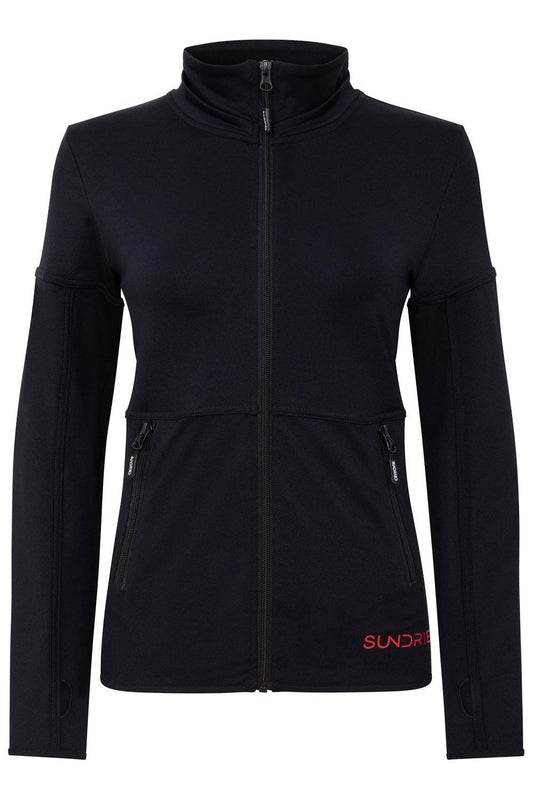 Sundried Threshold Women's Jacket Sweatshirt M Black SD0163 M Black Activewear