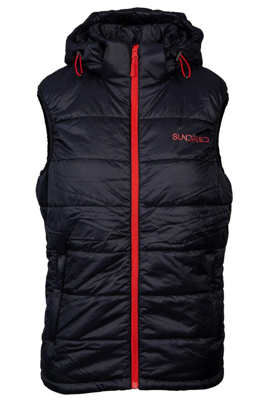 Sundried Men's Recycled Quilted Gilet Gilet S Black SD0308 S Black Activewear
