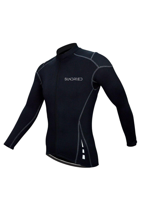 Sundried Men's Thermal Cycle Jersey Long Sleeve Jersey Activewear