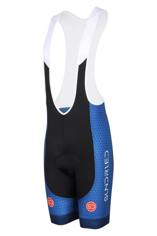 Sundried Drop Men's Training Bib Shorts L Blue SD0336 L Blue Activewear