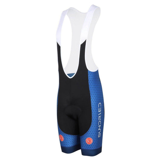 Sundried Drop Men's Training Bib Shorts L Blue SD0336 L Blue Activewear