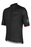 Sundried Apex Men's Short Sleeve Cycle Jersey Short Sleeve Jersey XL Black SD0339 XL Black Activewear