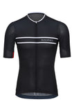 Sundried Pro Men's Black Short Sleeve Cycle Jersey Short Sleeve Jersey XS Black SD0501 XS Black Activewear