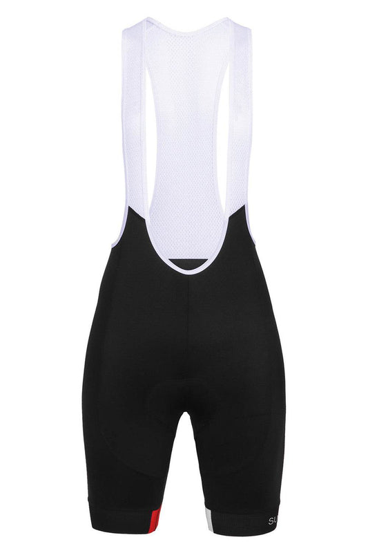 Sundried Pro Women's Black Bib Shorts Bib Shorts L Black SD0507 L Black Activewear