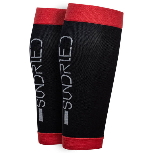 Sundried Compression Calf Sleeve Running Socks L Black SD0438 L Black Activewear