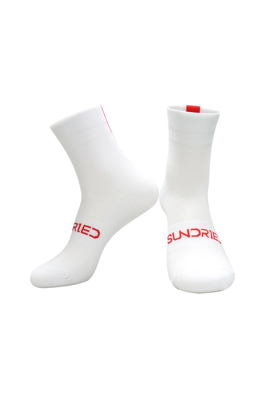 Sundried White Cycle Socks S21 Cycle Socks SM White SD0392 SM White Activewear