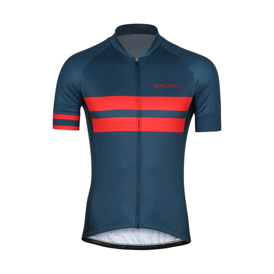 Sundried Endo Men's Cycle Jersey Short Sleeve Jersey L Blue SD0393 L Blue Activewear