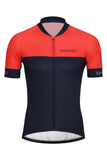 Sundried Retro Men's Short Sleeve Training Cycle Jersey Short Sleeve Jersey S Red SD0465 S Red Activewear