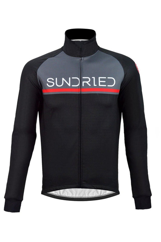 Sundried Zero Men's Thermal Cycle Jacket Cycle Jacket XS Black SD0126 XS Black Activewear
