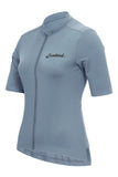 Sundried Sport Pianura Women's Grey Short Sleeve Cycle Jersey Short Sleeve Jersey Activewear