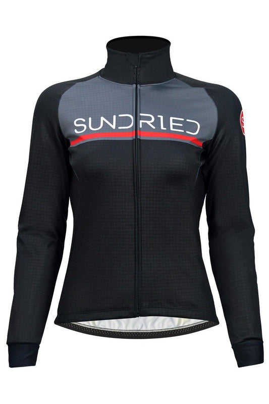 Sundried Zero Women's Thermal Cycle Jacket Cycle Jacket XS Black SD0127 XS Black Activewear