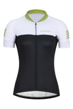 Sundried Retro Women's Short Sleeve Training Cycle Jersey Short Sleeve Jersey XS White SD0466 XS White Activewear