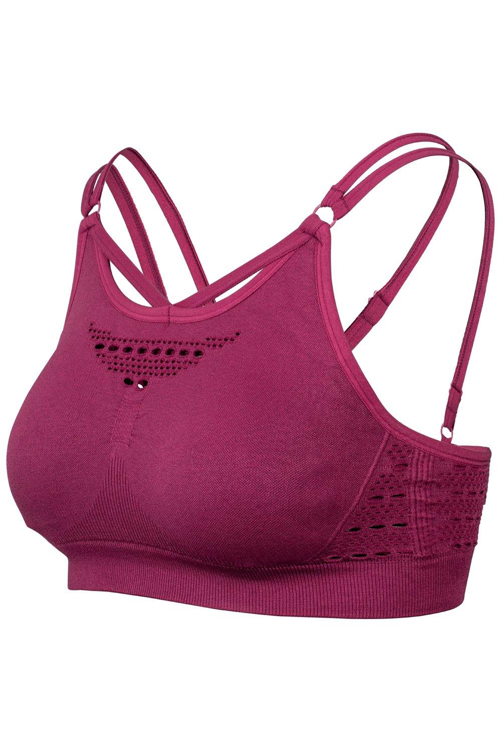 Carbon 38 Sports Bras with crochet detail on the back.