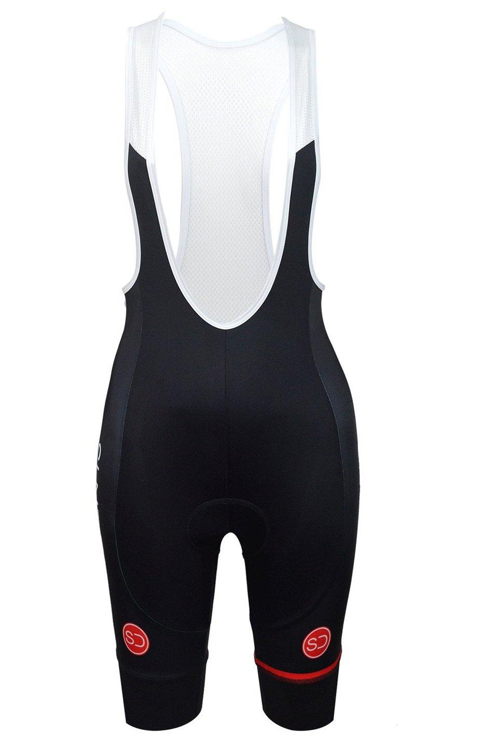 Sundried Rouleur Women's Training Bib Shorts Bib Shorts XS Black SD0125 XS Black Activewear