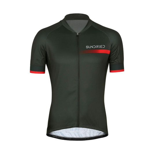 Sundried Clariden Men's Cycle Jersey Short Sleeve Jersey L Grey SD0395 L Grey Activewear