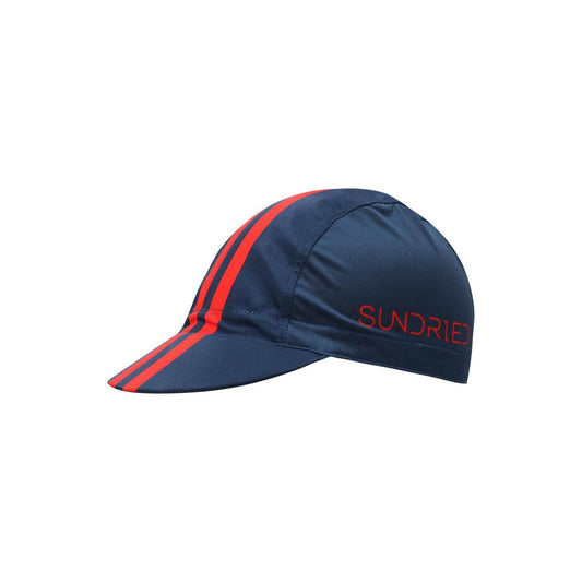 Sundried Duo Stripe Cycle Cap Navy SD0436 Navy Activewear