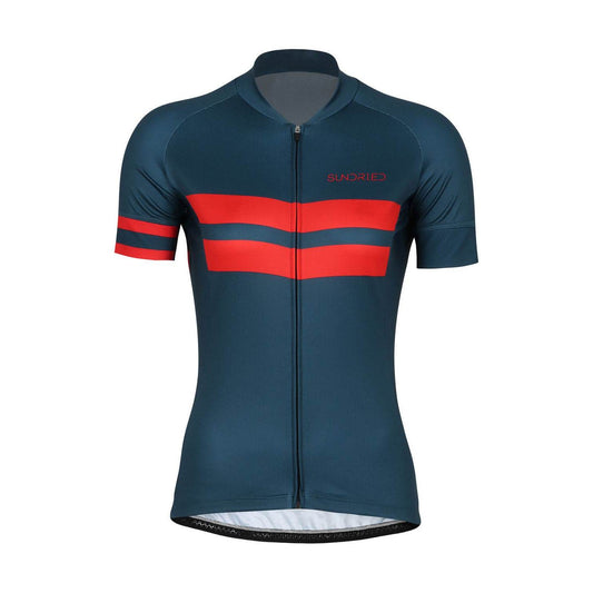Sundried Endo Women's Cycle Jersey Short Sleeve Jersey L Blue SD0394 L Blue Activewear